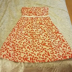 Cute strapless J. Crew dress